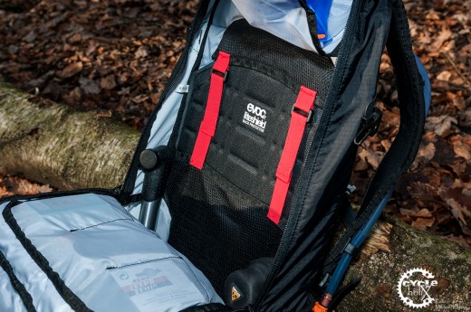 Verstaut und gesichert