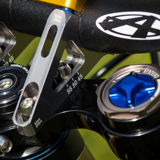 Der Vorbau kann in der Länge verstellt werden