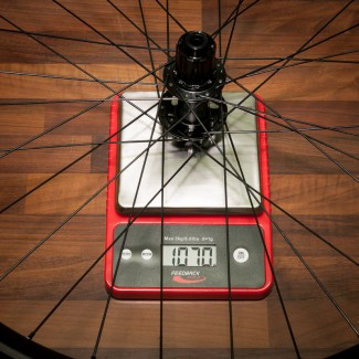 ...und vom Hinterrad