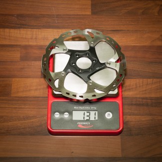 ...und die 180er Scheibe für hinten